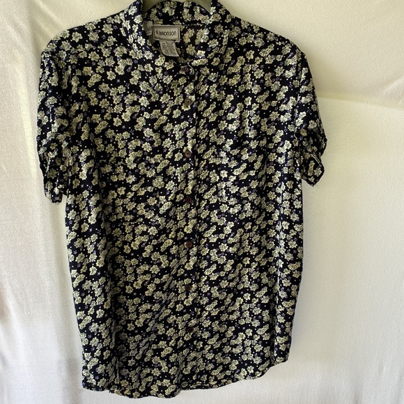B.Bronson set of 2 button down tops size L - Picture 12 of 16
